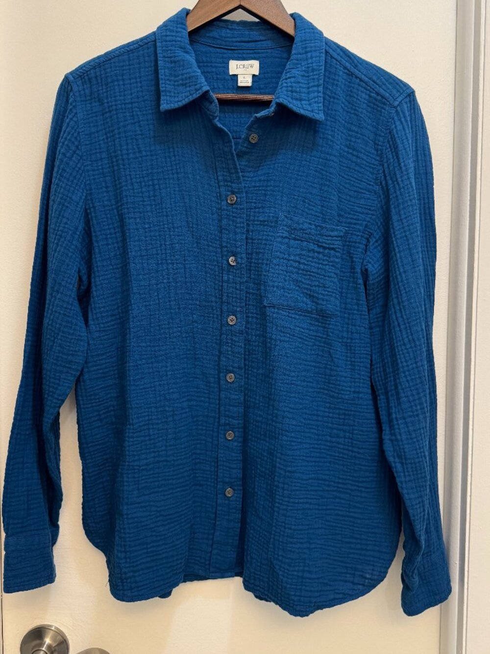 J.Crew Women Double-gauze button-up shirt